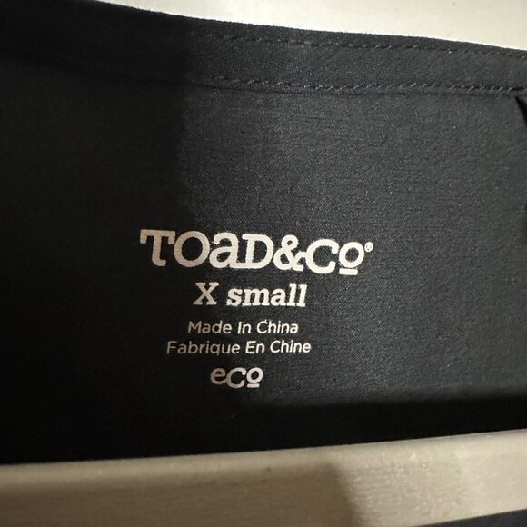 Toad&Co Gemma Dress Sleeveless Henley Women's Size XS Dark Gray - Picture 5 of 7